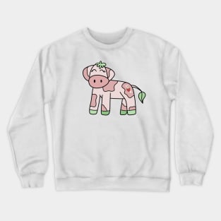 Strawberry Cow Crewneck Sweatshirt